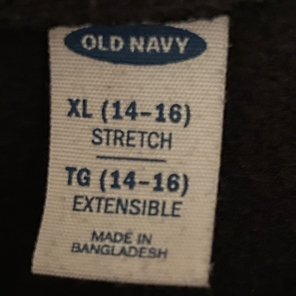 Old Navy Kids Black Shorts, size 14-16 - Picture 5 of 5